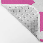 Peace and Love (pink edition) Bath Mat Gallery Image 2
