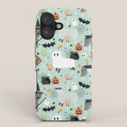Pitbull halloween costumes pet portrait fall october cute trick or treat pitbulls iPhone Case Gallery Image 1