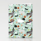 Pitbull halloween costumes pet portrait fall october cute trick or treat pitbulls Stationery Card Gallery Image 2