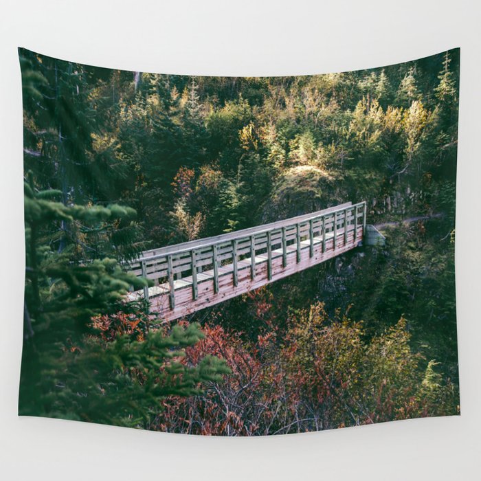 Trail Bridge III Wall Tapestry Gallery Image 1