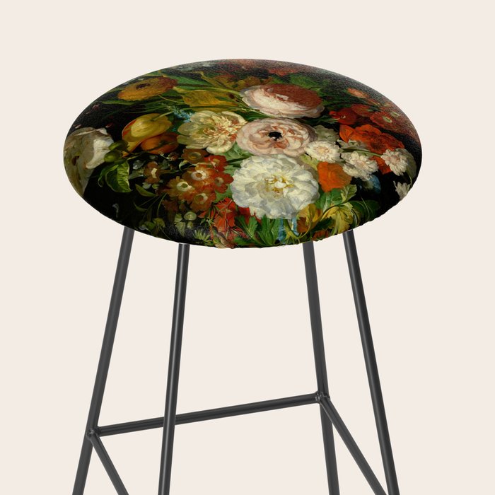 Rachel Ruysch "Still Life with Flowers in a Glass Vase" Stool Gallery Image 2
