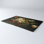 Rachel Ruysch "Still Life with Flowers in a Glass Vase" Rug Gallery Image 3