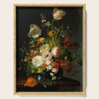 Rachel Ruysch "Still Life with Flowers in a Glass Vase" Serving Tray Gallery Image 1