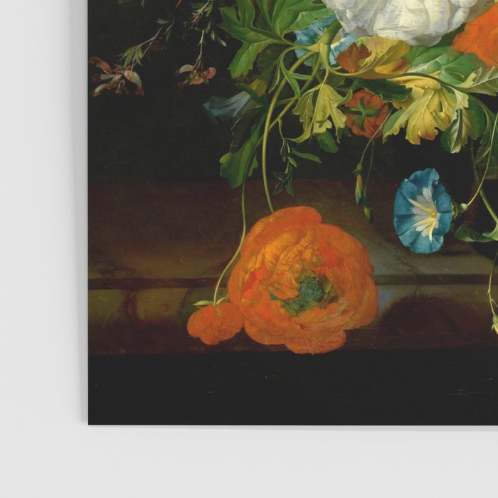 Rachel Ruysch "Still Life with Flowers in a Glass Vase" Poster Gallery Image 3