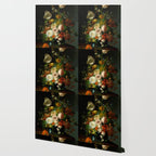 Rachel Ruysch "Still Life with Flowers in a Glass Vase" Wallpaper Gallery Image 2