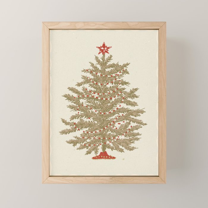Christmas tree 02 Mini Art Print Gallery Image 1