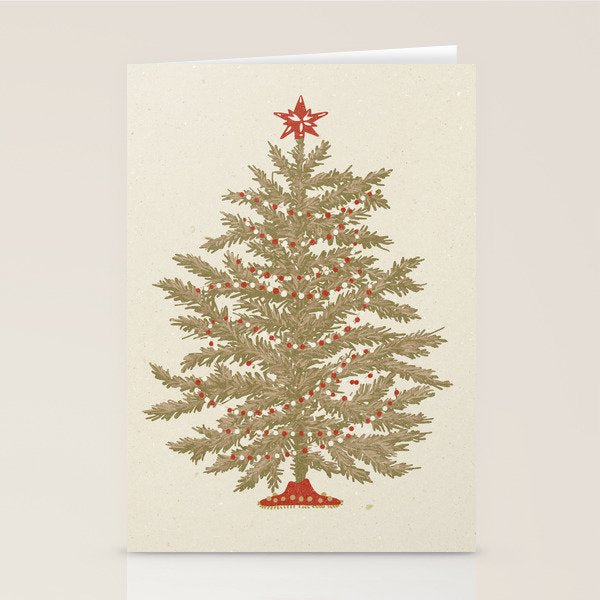 Christmas tree 02 Stationery Card Gallery Image 2