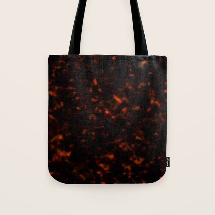Red Tortoiseshell pattern Tote Bag Gallery Image 1