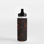 Red Tortoiseshell pattern Water Bottle Gallery Image 2