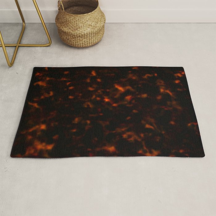 Red Tortoiseshell pattern Rug Gallery Image 1
