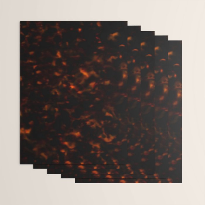 Red Tortoiseshell pattern Wrapping Paper Gallery Image 3