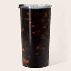 Red Tortoiseshell pattern Travel Mug Gallery Image 3