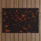 Red Tortoiseshell pattern Outdoor Rug Gallery Image 1