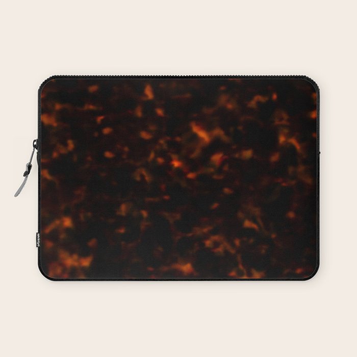 Red Tortoiseshell pattern Laptop Sleeve Gallery Image 1