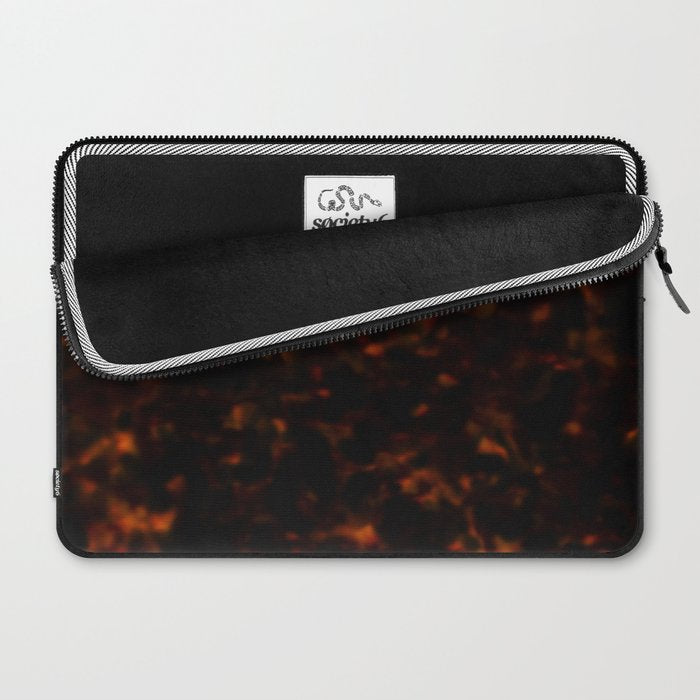 Red Tortoiseshell pattern Laptop Sleeve Gallery Image 2
