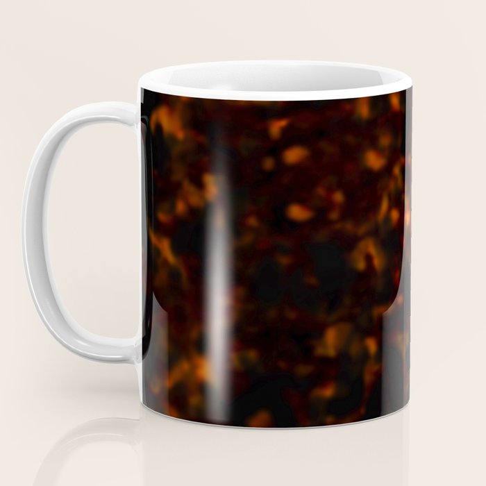 Red Tortoiseshell pattern Coffee Mug Gallery Image 3