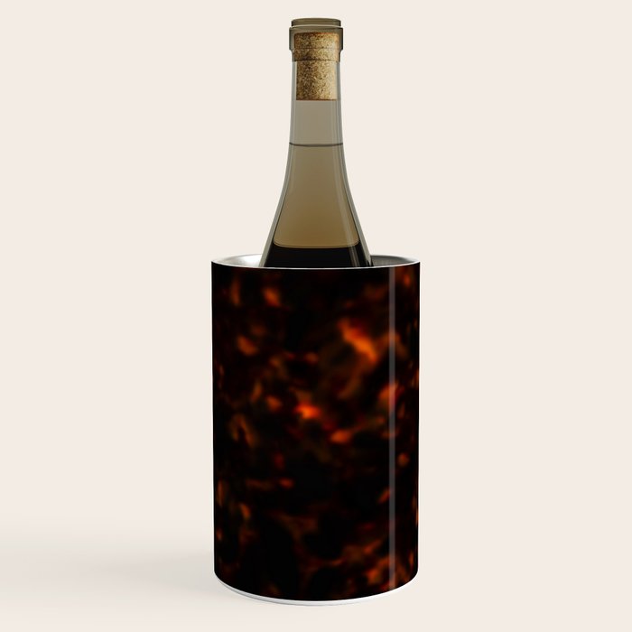 Red Tortoiseshell pattern Wine Chiller Gallery Image 1