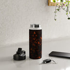 Red Tortoiseshell pattern Water Bottle Gallery Image 4