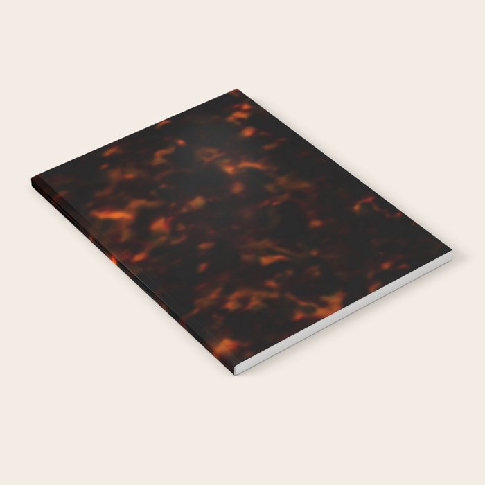 Red Tortoiseshell pattern Notebook Gallery Image 2