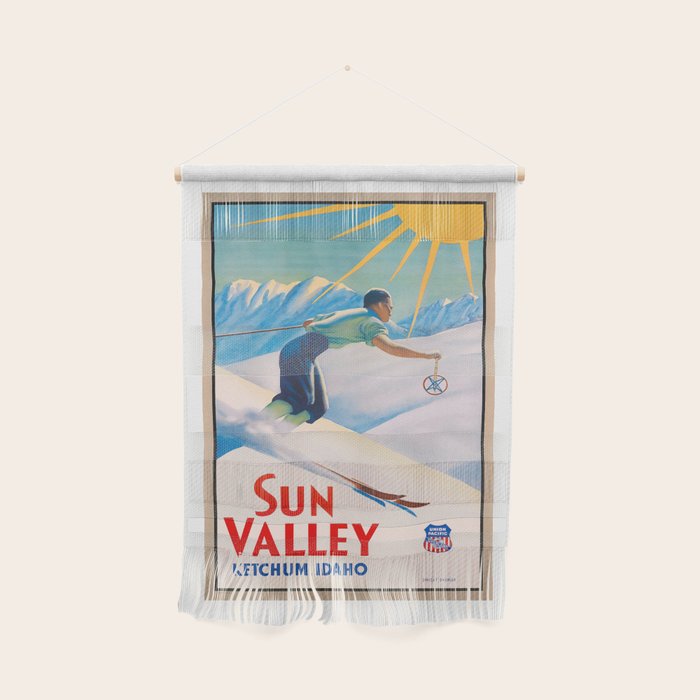 1940 Sun Valley Union Pacific Poster Wall Hanging Gallery Image 1