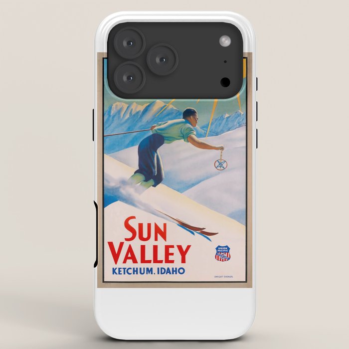 1940 Sun Valley Union Pacific Poster iPhone Case Gallery Image 8