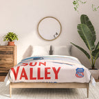 1940 Sun Valley Union Pacific Poster Comforter Gallery Image 3