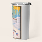 1940 Sun Valley Union Pacific Poster Travel Mug Gallery Image 2