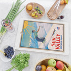 1940 Sun Valley Union Pacific Poster Cutting Board Gallery Image 2
