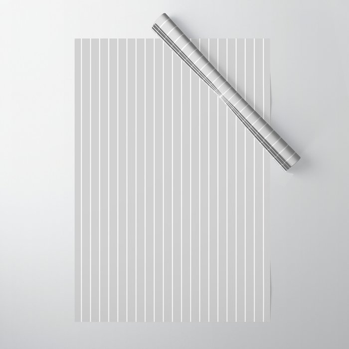 Minimal Arch XLVI Light Grey Modern Geometric Lines Wrapping Paper Gallery Image 1