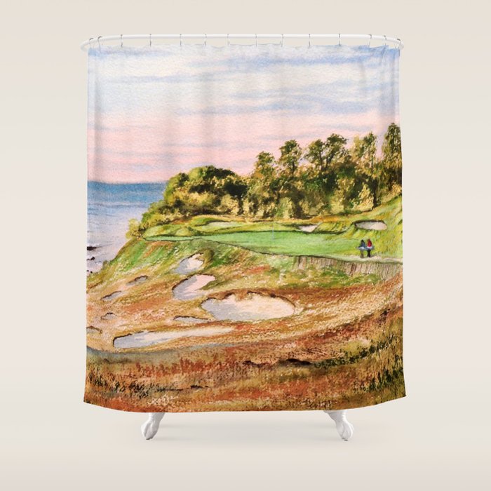 Whistling Straits Golf Course Shower Curtain Gallery Image 1