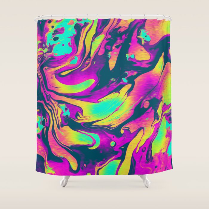 ULTRAVIOLENCE Shower Curtain Gallery Image 1