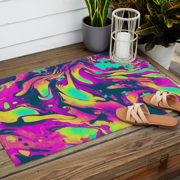 ULTRAVIOLENCE Outdoor Rug Gallery Image 2