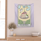 BIRTHDAY READING Wall Tapestry Gallery Image 2