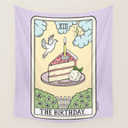 BIRTHDAY READING Wall Tapestry Gallery Image 4