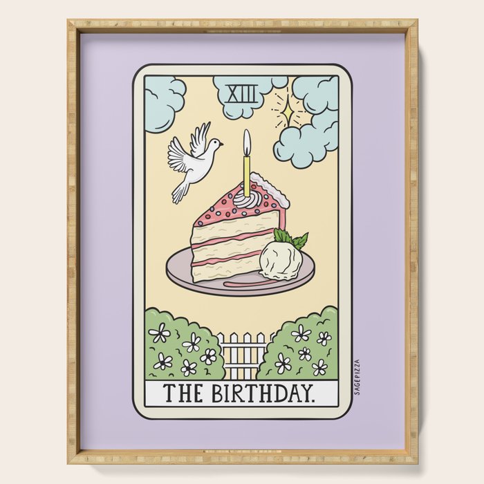 BIRTHDAY READING Serving Tray Gallery Image 1