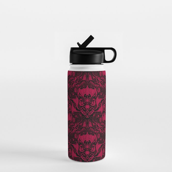 Bats and Beasts - Blood Red Water Bottle Gallery Image 1