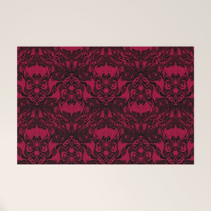 Bats and Beasts - Blood Red Welcome Mat Gallery Image 1