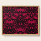 Bats and Beasts - Blood Red Serving Tray Gallery Image 1