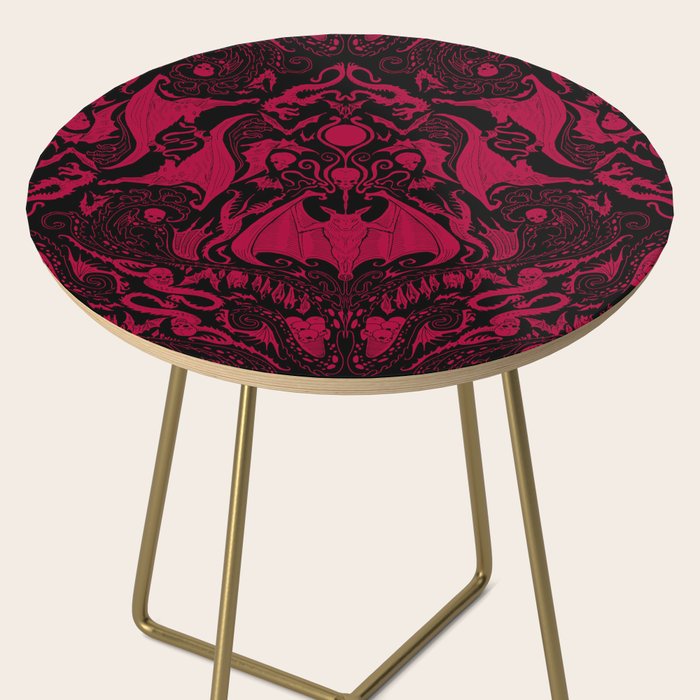Bats and Beasts - Blood Red Side Table Gallery Image 2