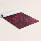 Bats and Beasts - Blood Red Yoga Mat Gallery Image 2