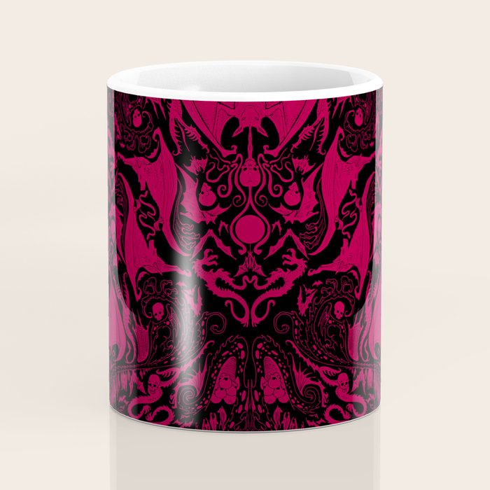 Bats and Beasts - Blood Red Coffee Mug Gallery Image 4