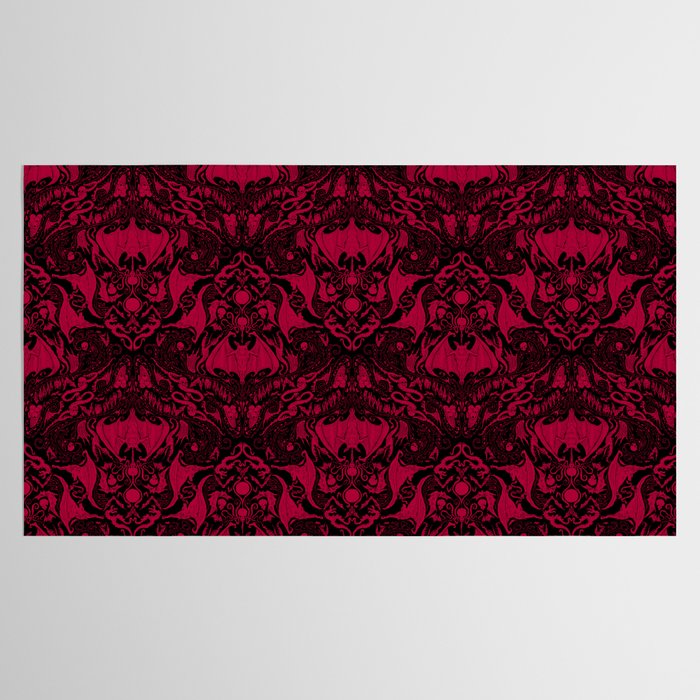 Bats and Beasts - Blood Red Tablecloth Gallery Image 2