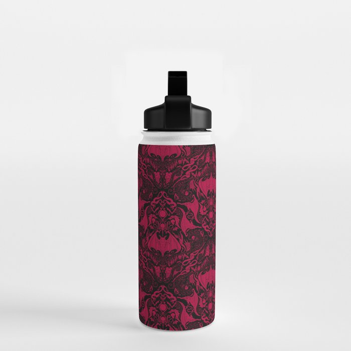 Bats and Beasts - Blood Red Water Bottle Gallery Image 2