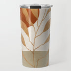 Tropical Leaf- Abstract Art 15 Travel Mug Gallery Image 1