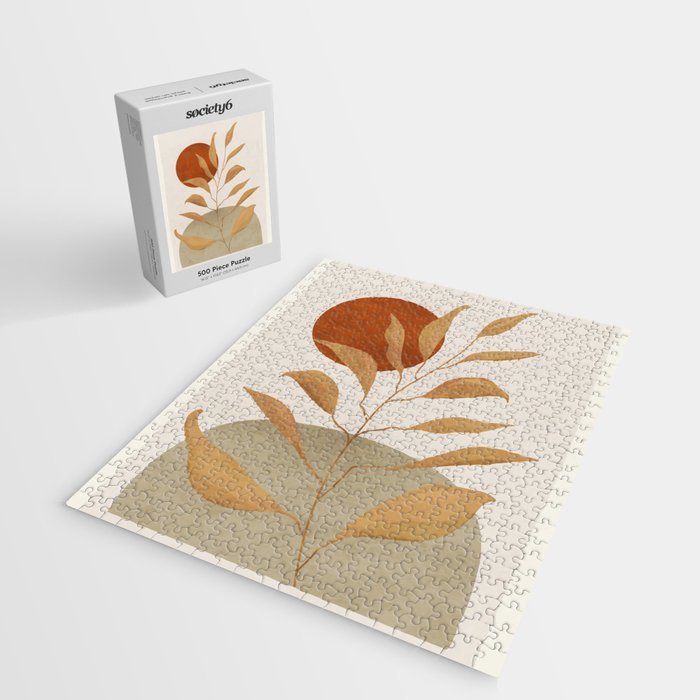 Tropical Leaf- Abstract Art 15 Jigsaw Puzzle Gallery Image 2