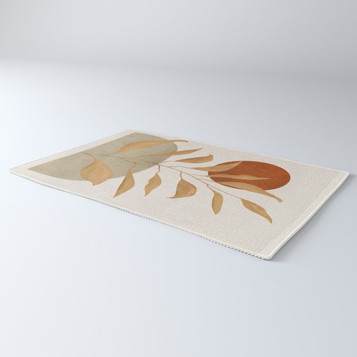 Tropical Leaf- Abstract Art 15 Rug Gallery Image 3