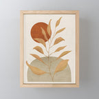 Tropical Leaf- Abstract Art 15 Mini Art Print Gallery Image 1