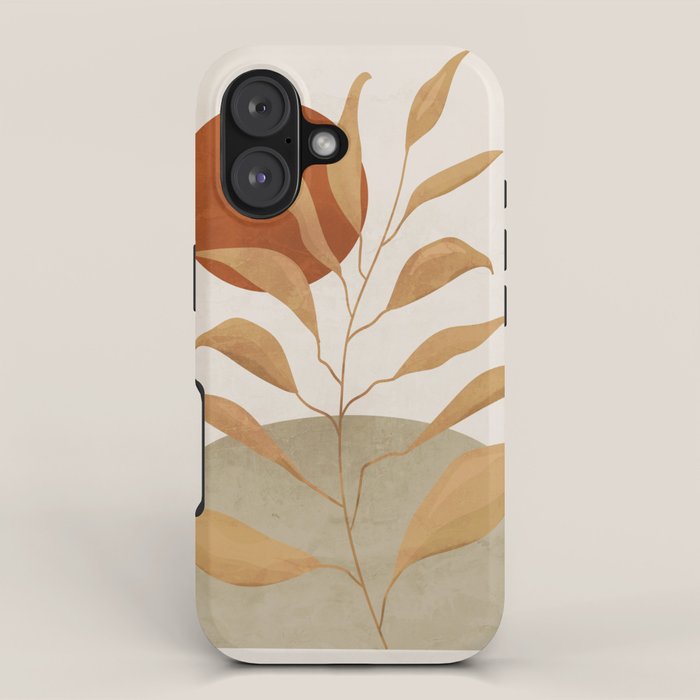 Tropical Leaf- Abstract Art 15 iPhone Case Gallery Image 1