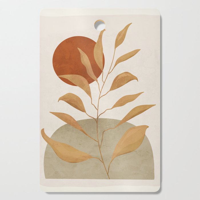 Tropical Leaf- Abstract Art 15 Cutting Board Gallery Image 1