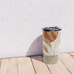 Tropical Leaf- Abstract Art 15 Travel Mug Gallery Image 4